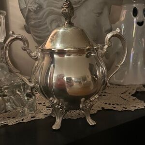 Elegant Silver Trophy Candle Holder